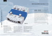 Tascam US-122 - Brochure 